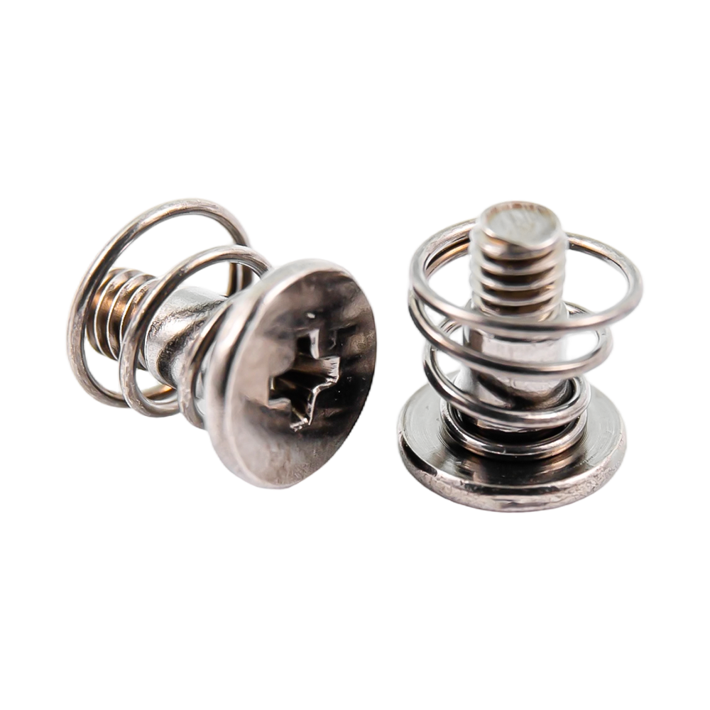 Customized flat head stainless steel captive panel screws na may spring Customized flat head stainless steel captive panel screws na may spring