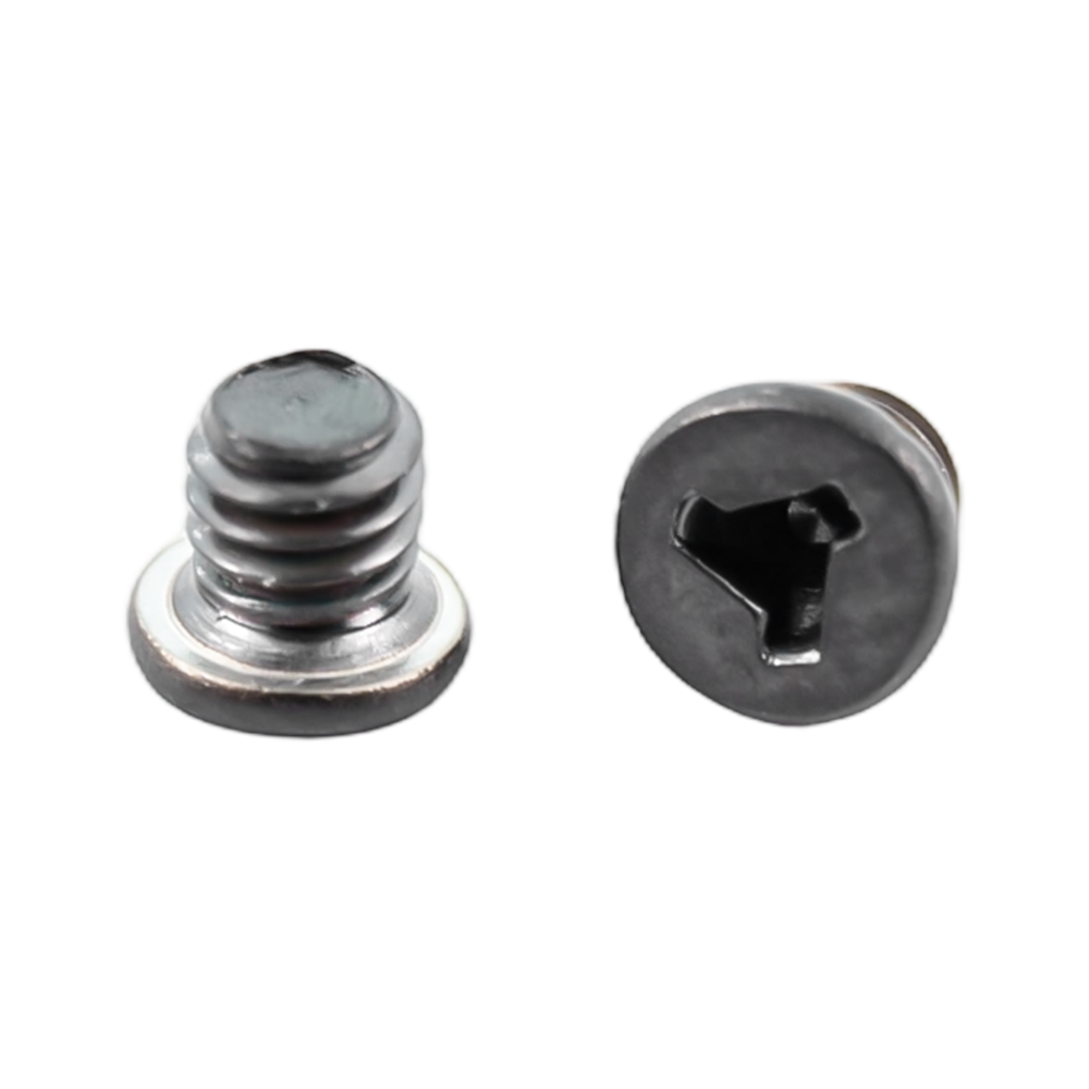 Itim na PVD hindi kinakalawang na asero flat head tri-wing anti theft turnilyo tamper proof turnilyo Itim na PVD hindi kinakalawang na asero flat head tri-wing anti theft turnilyo tamper proof turnilyo