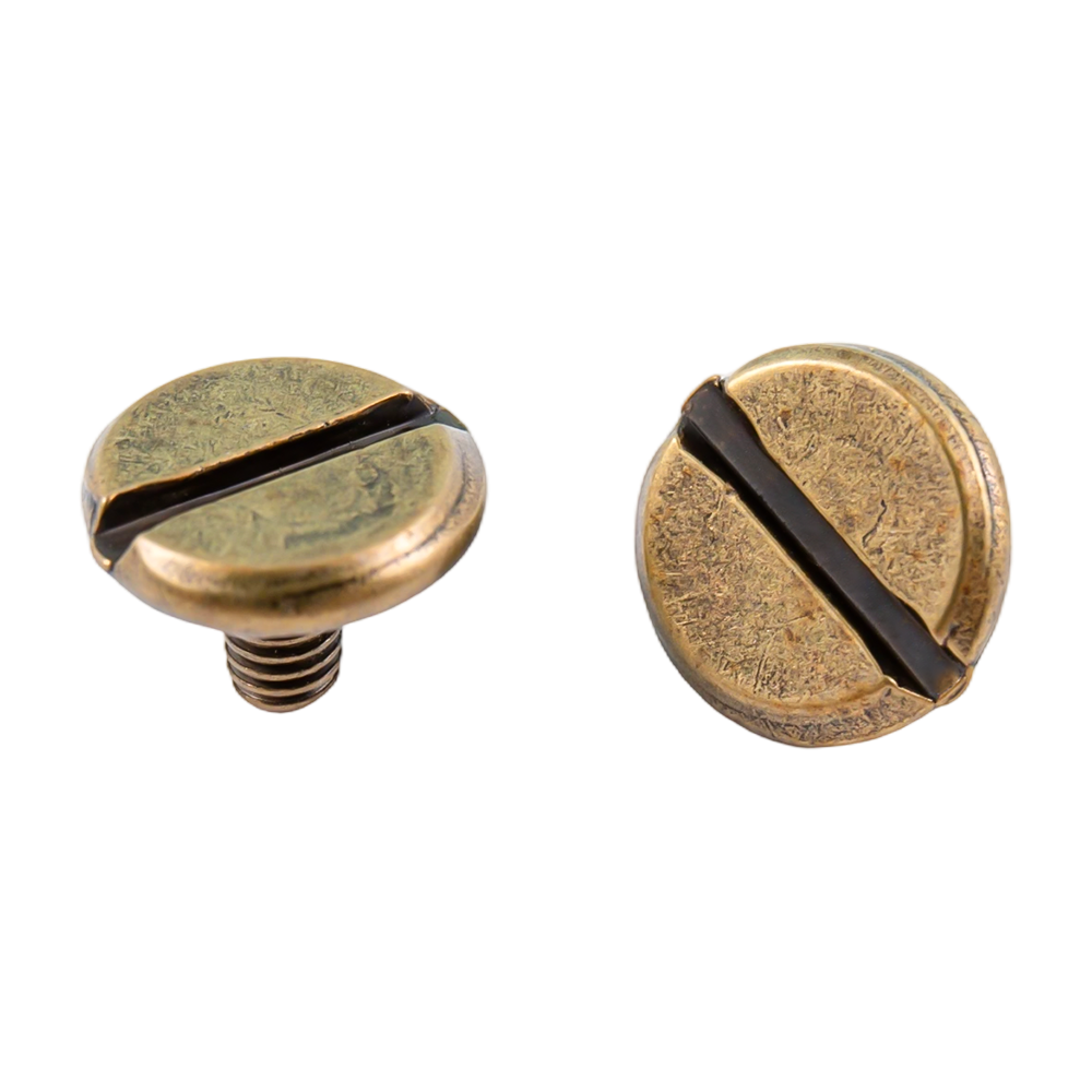 Bronse carbon steel flat head leather screws Bronse carbon steel flat head leather screws