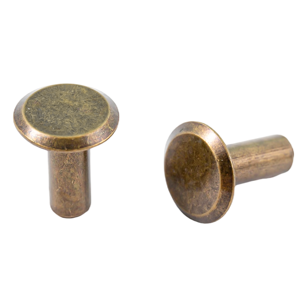 Bronse carbon steel flat head leather screws Bronse carbon steel flat head leather screws