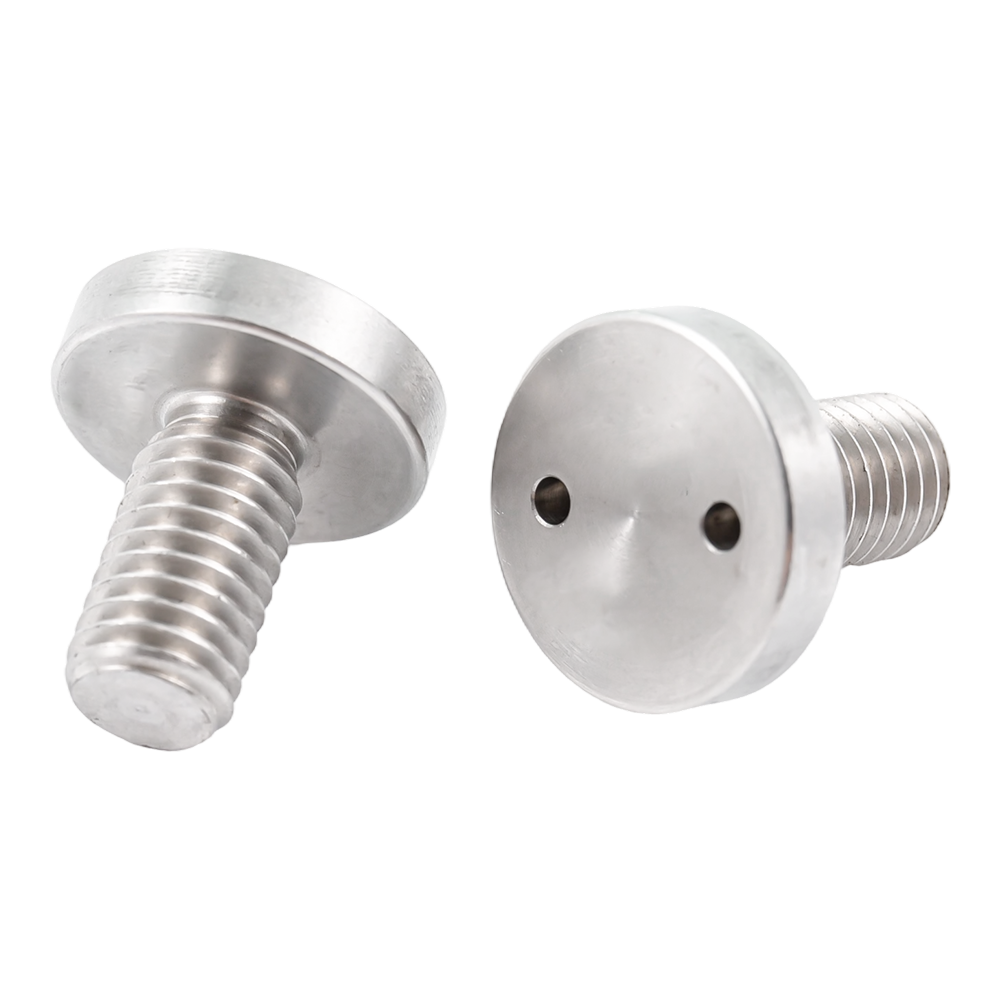 CUstomized stainless steel flat head snake eye anti theft screws CUstomized stainless steel flat head snake eye anti theft screws
