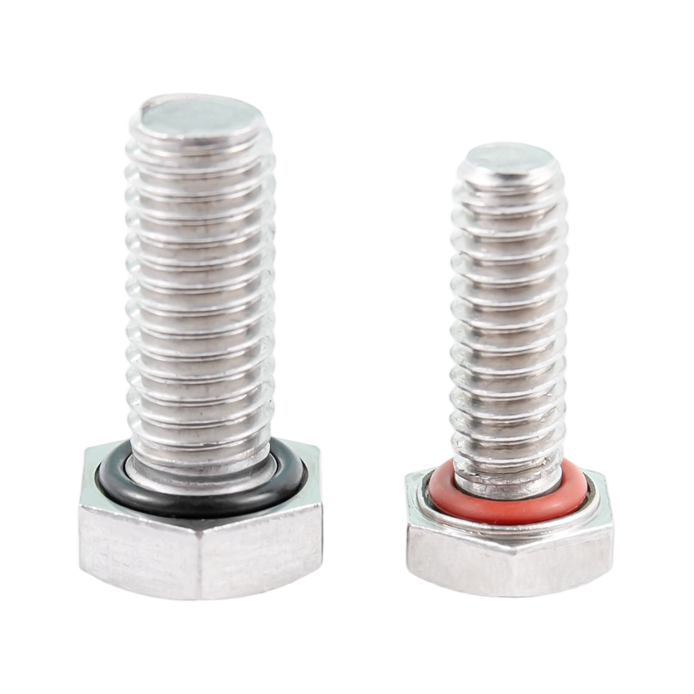 Customized na hindi kinakalawang na asero hex head O ring waterproof screws Customized na hindi kinakalawang na asero hex head O ring waterproof screws
