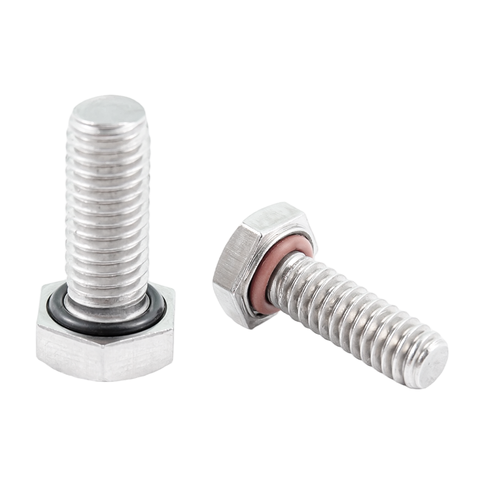 Customized na hindi kinakalawang na asero hex head O ring waterproof screws Customized na hindi kinakalawang na asero hex head O ring waterproof screws