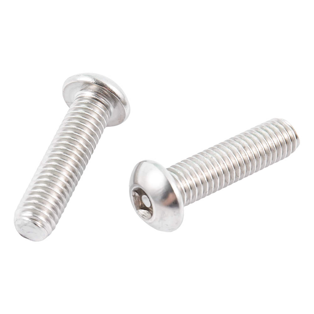 Customized na stainless steel na button head hex socket na may pin security na anti theft screws Customized na stainless steel na button head hex socket na may pin security na anti theft screws