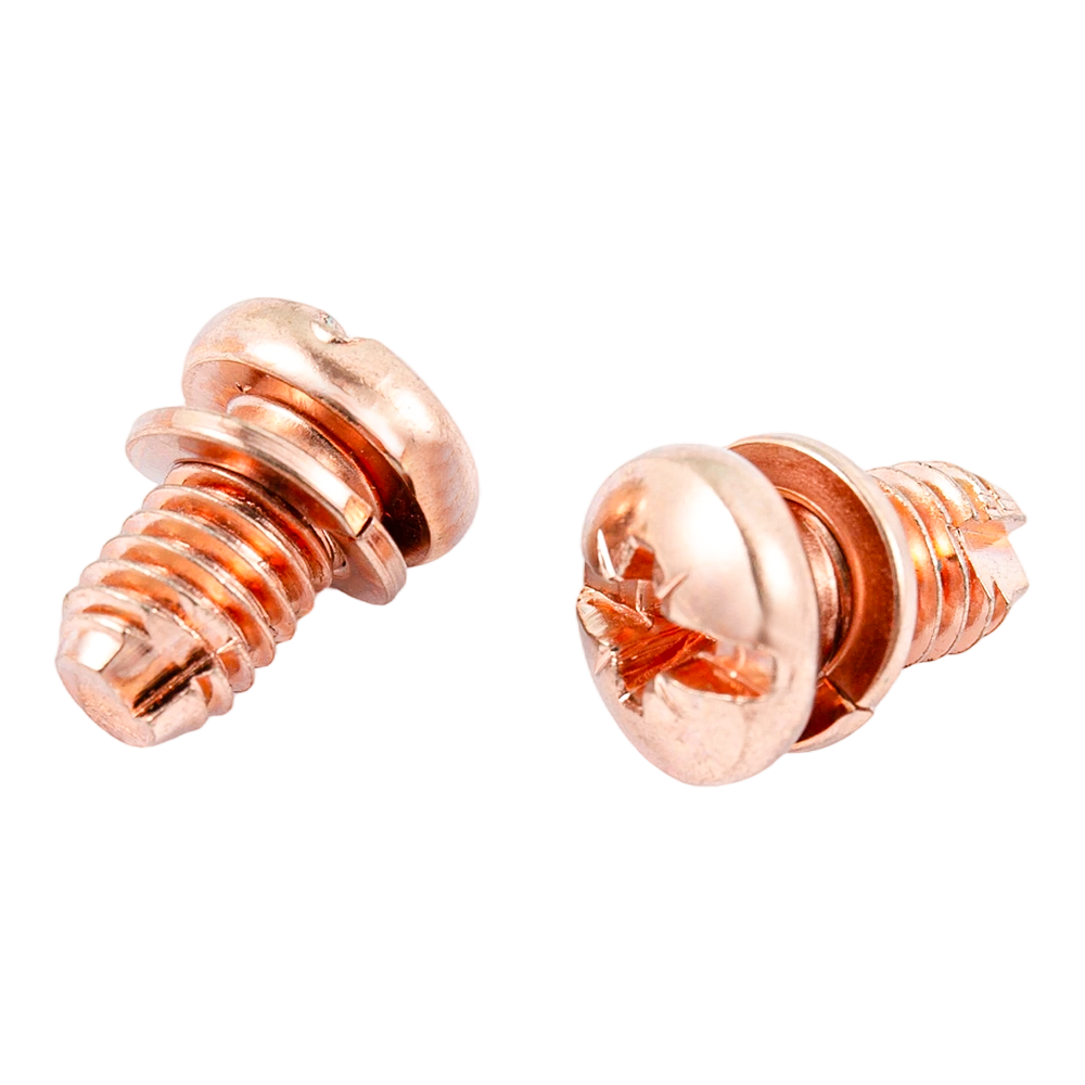 Custom na color pan head screws na may spring at flat washer Custom na color pan head screws na may spring at flat washer