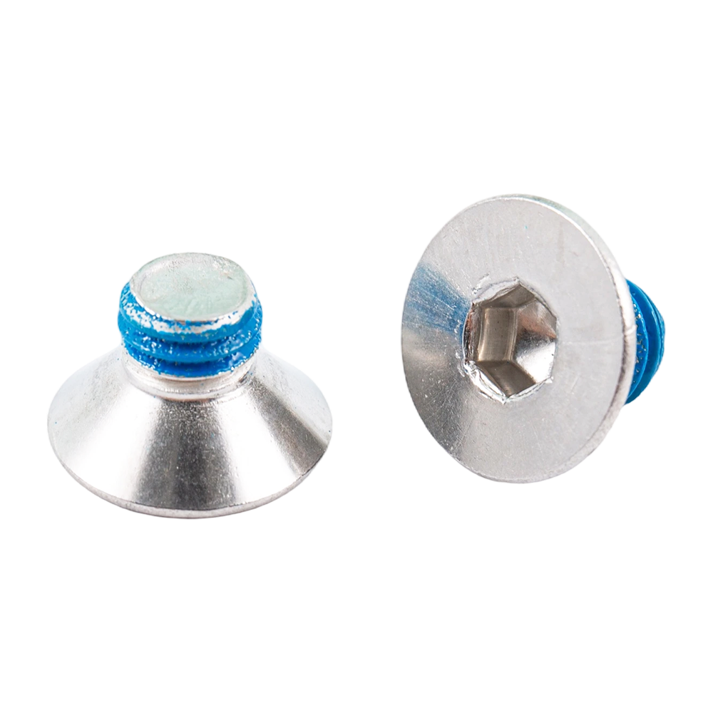 Hot selling countersunk ulo hindi kinakalawang na asero nylon patch screws
