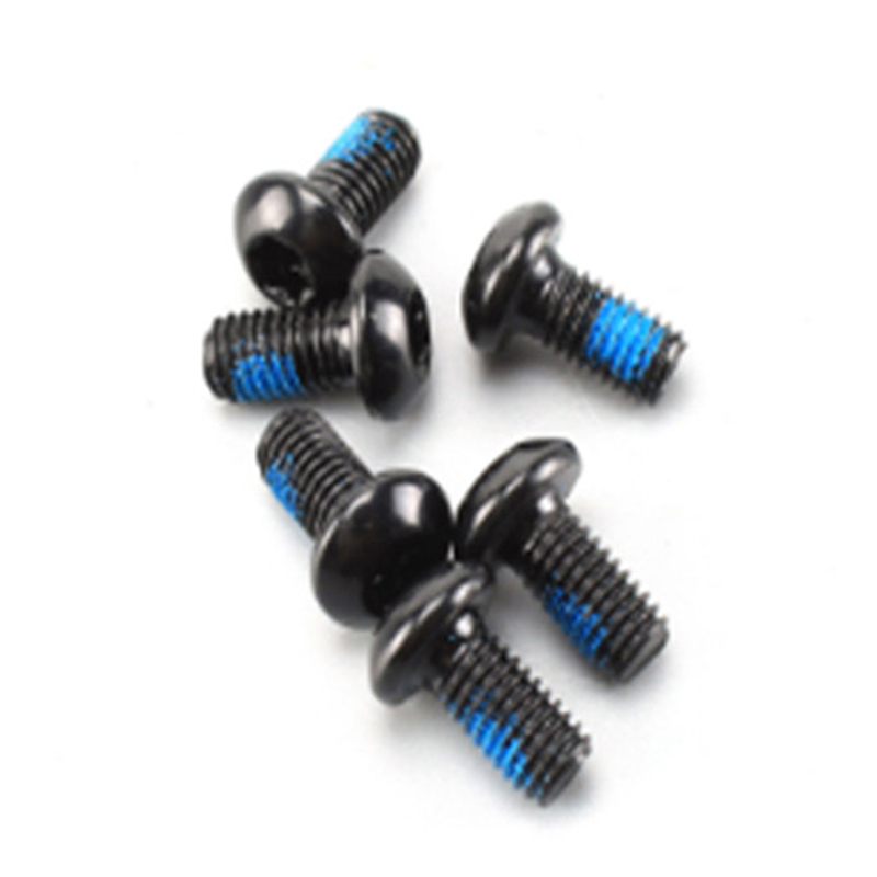 Itim na carbon steel round head cross micro screw na may patch na nylon Itim na carbon steel round head cross micro screw na may patch na nylon