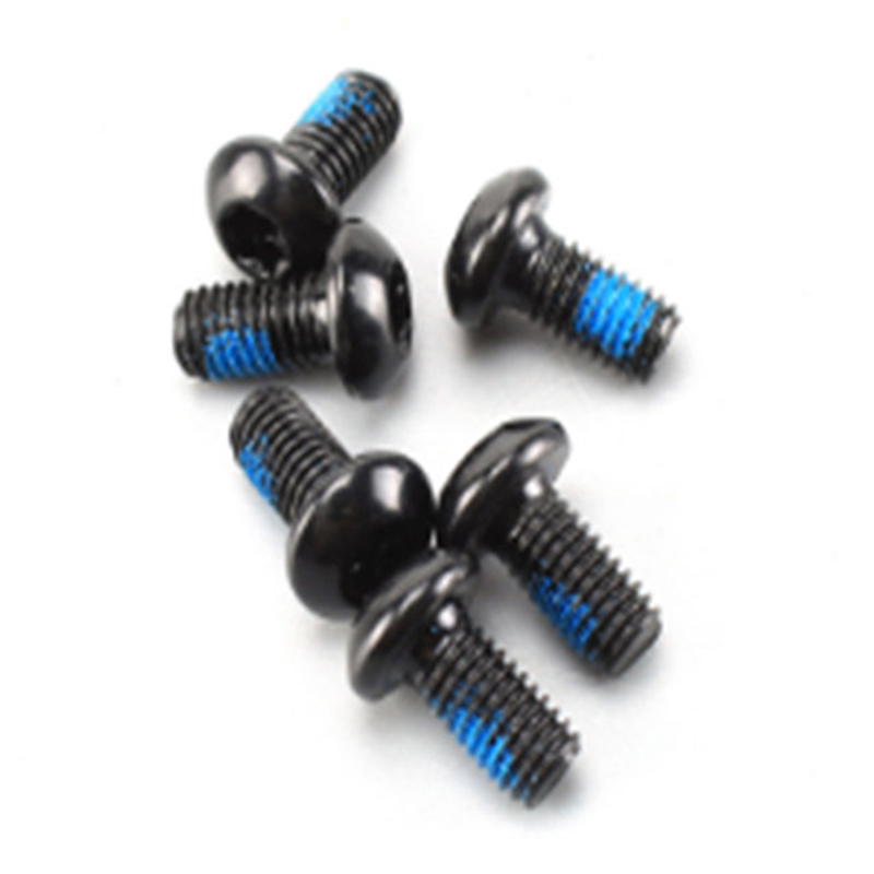 Itim na carbon steel round head cross micro screw na may patch na nylon Itim na carbon steel round head cross micro screw na may patch na nylon