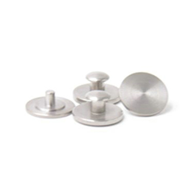 CD concentric patterned Stainless steel male at female rivet para sa goma