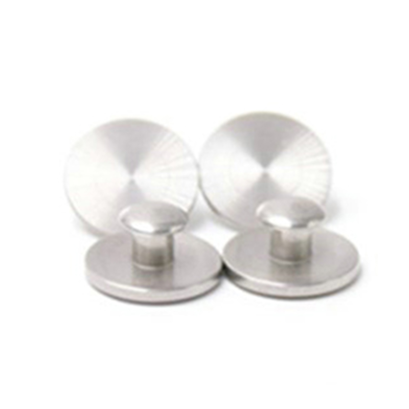 CD concentric patterned Stainless steel male at female rivet para sa goma CD concentric patterned Stainless steel male at female rivet para sa goma