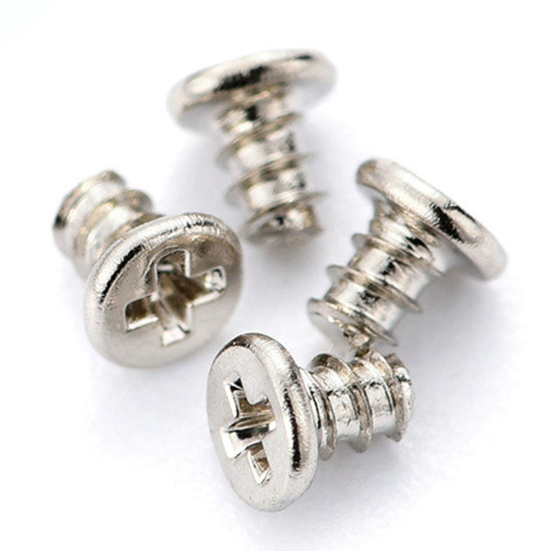 M0.8 M1.0 M1.2 M1.4 M1.7 flat head cross carbon steel micro self tapping screw