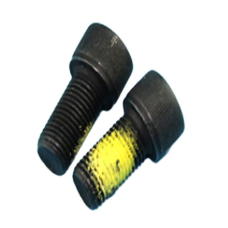 Itim na kulay ng cup head hex socket screw na may patch na nylon Itim na kulay ng cup head hex socket screw na may patch na nylon