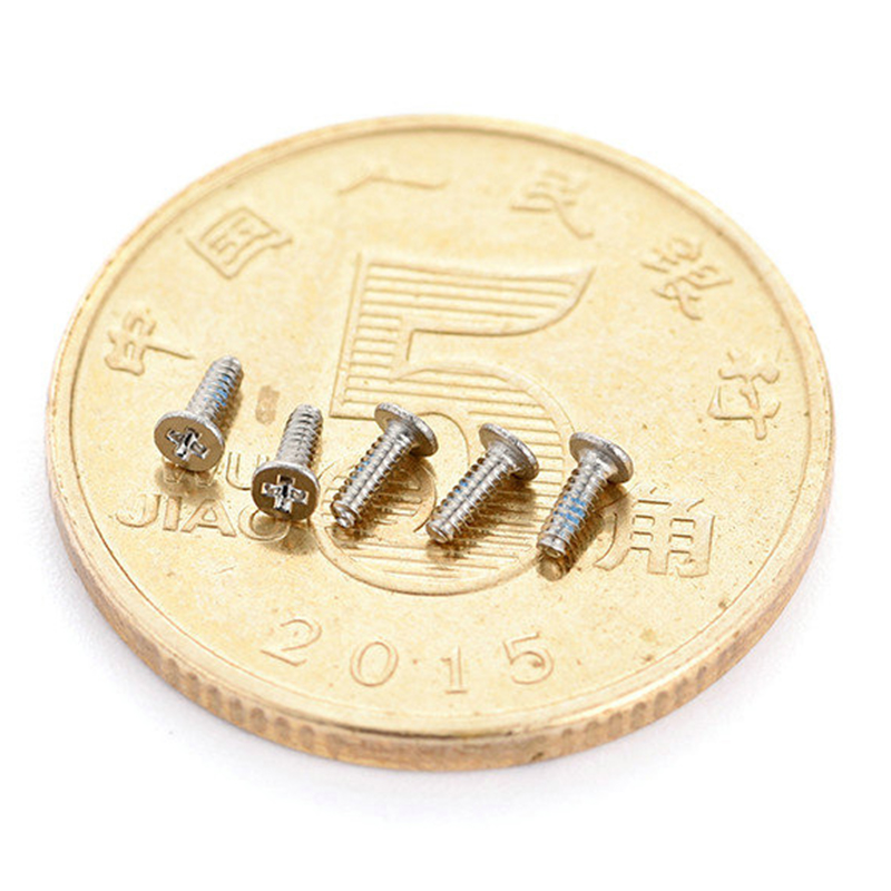 Countersunk head cross hindi kinakalawang na asero M0.8 M1.0 M1.2 M1.4 M1.7 maliit na turnilyo Countersunk head cross hindi kinakalawang na asero M0.8 M1.0 M1.2 M1.4 M1.7 maliit na turnilyo