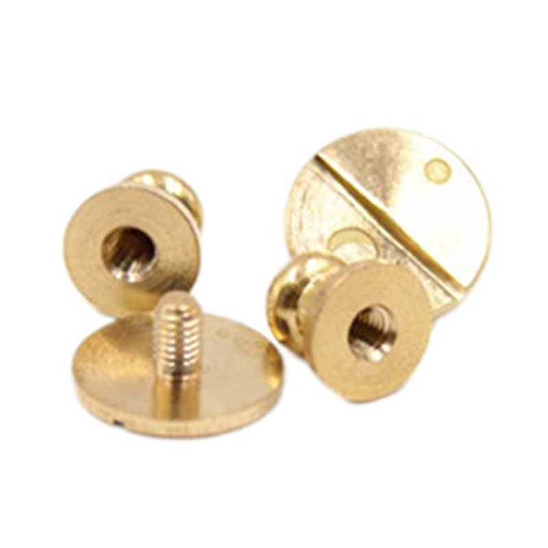 Bagong disenyo Solid Brass Sam Brown Button Stud Para sa leather Bagong disenyo Solid Brass Sam Brown Button Stud Para sa leather