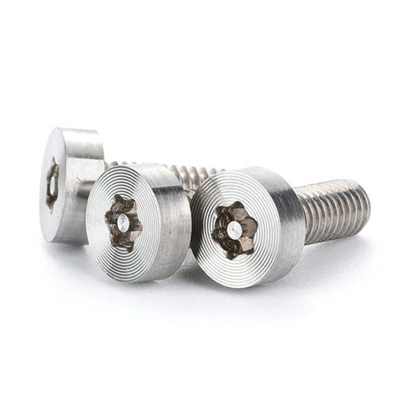 Bagong disenyo na hindi kinakalawang na asero satin brushed cup head torx screw Bagong disenyo na hindi kinakalawang na asero satin brushed cup head torx screw