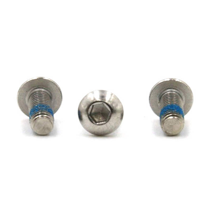 Mga bagong item na button head hex hsocket mini micro screw na may patch na nylon Mga bagong item na button head hex hsocket mini micro screw na may patch na nylon