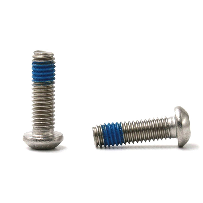 Mga bagong item na button head hex hsocket mini micro screw na may patch na nylon Mga bagong item na button head hex hsocket mini micro screw na may patch na nylon