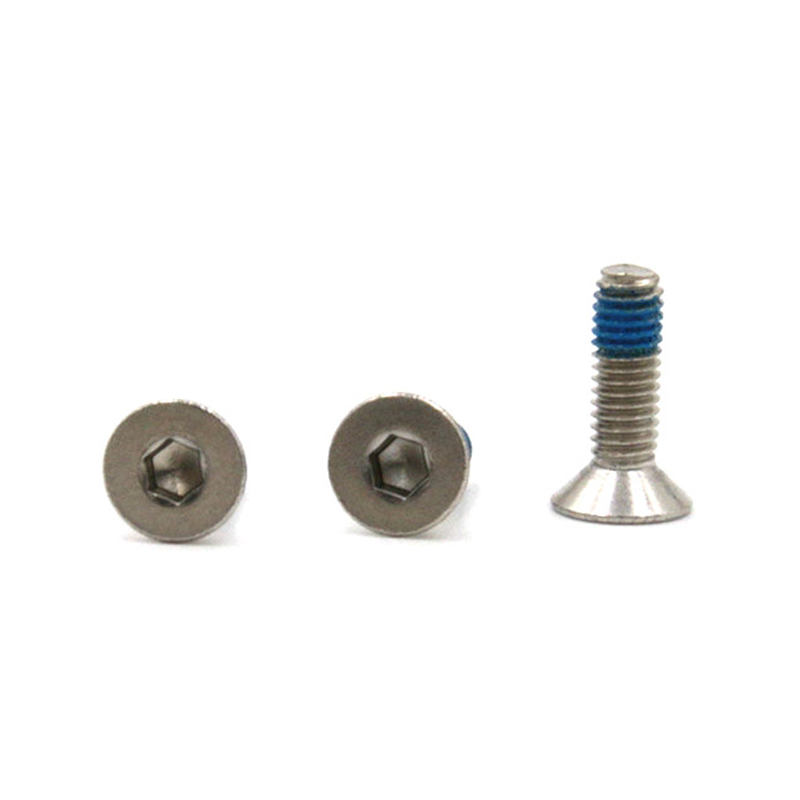 Hindi kinakalawang na asero 304 flat countersunk head hex socket micro mini locking screws Hindi kinakalawang na asero 304 flat countersunk head hex socket micro mini locking screws