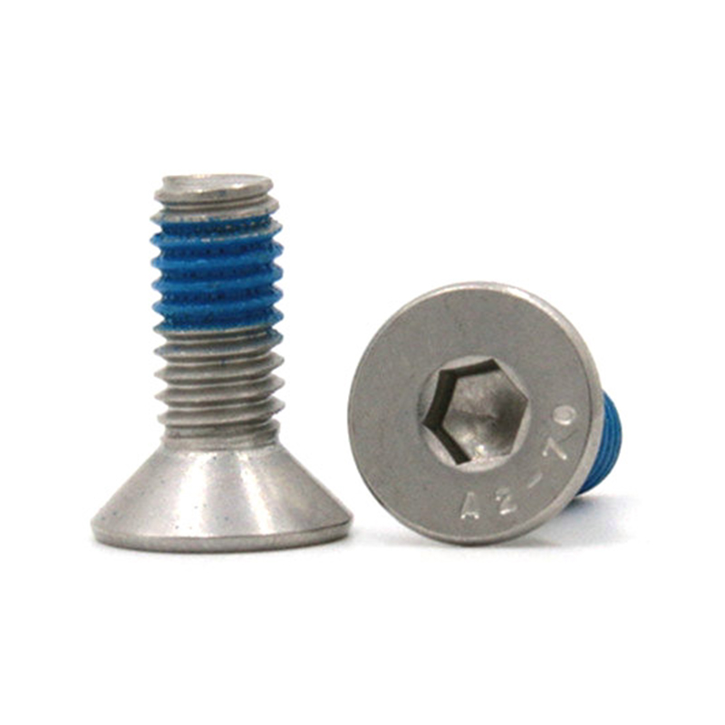 Hindi kinakalawang na asero 304 flat countersunk head hex socket micro mini locking screws Hindi kinakalawang na asero 304 flat countersunk head hex socket micro mini locking screws