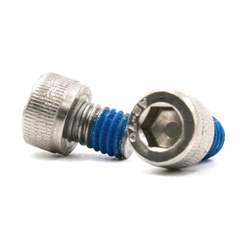 Hindi kinakalawang na asero 304 hex socket cup head micro screw na may patch na nylon Hindi kinakalawang na asero 304 hex socket cup head micro screw na may patch na nylon