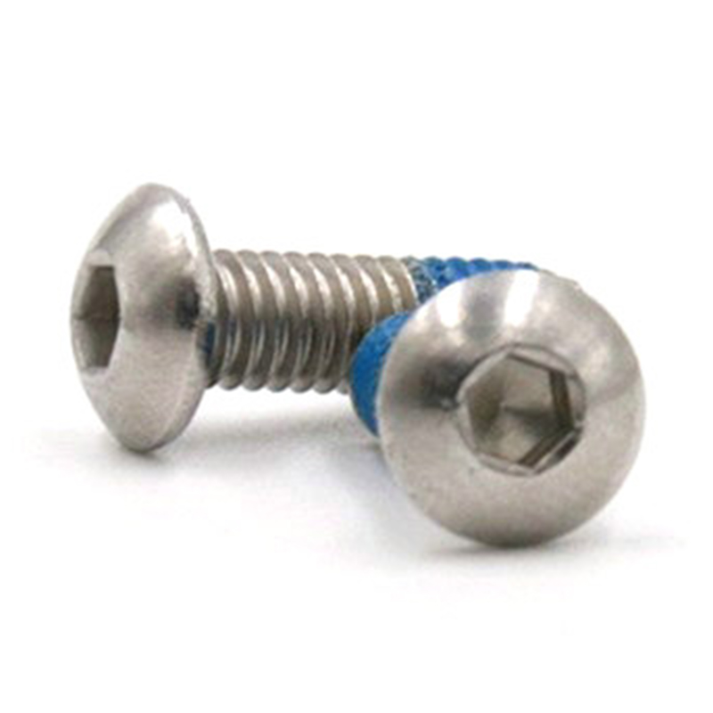 M3X6 button head socket maliit na micro screw na may patch na Nylon M3X6 button head socket maliit na micro screw na may patch na Nylon
