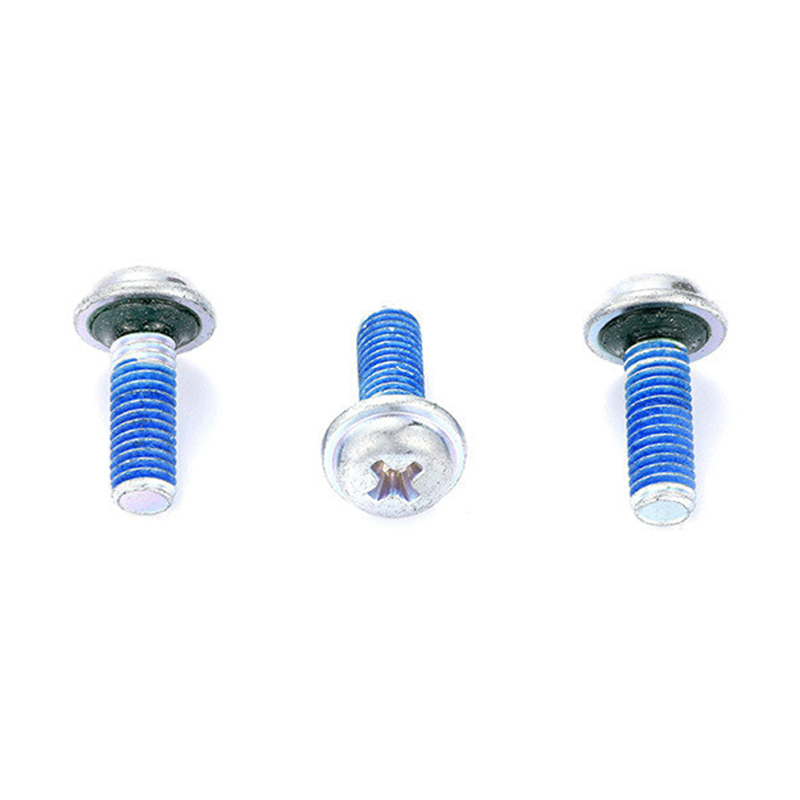Asul na puting sink pan washer head cross waterproof locking screw Asul na puting sink pan washer head cross waterproof locking screw
