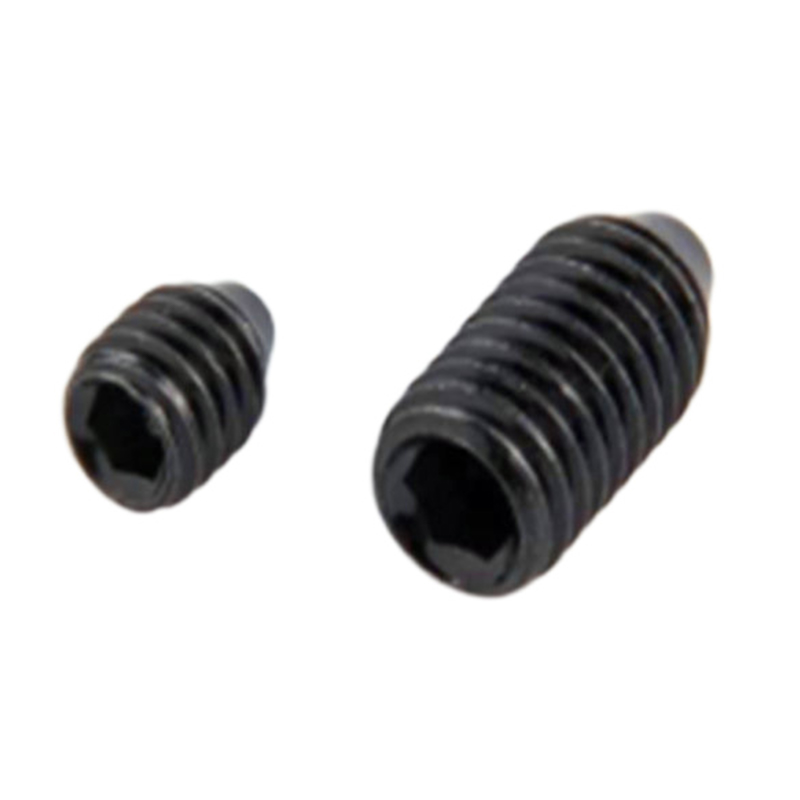 M4 zinc plated black slotted set screw na may mapagkumpitensyang presyo