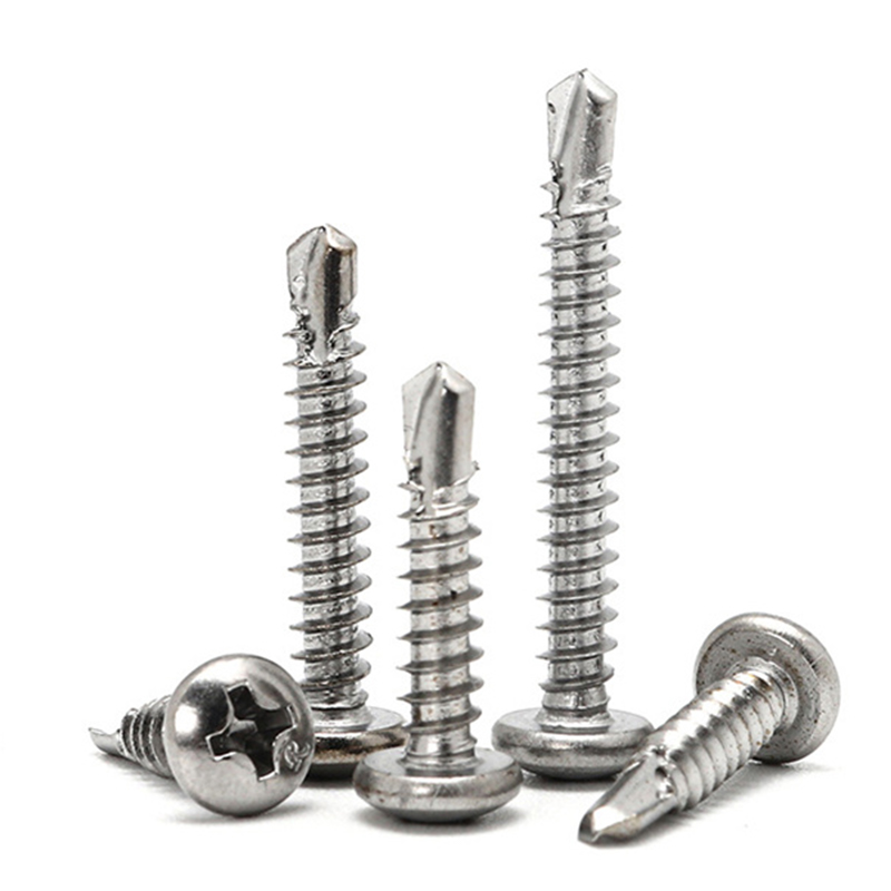 ST4.2 pan head cross recessed stainless steel drill tip turnilyo ST4.2 pan head cross recessed stainless steel drill tip turnilyo