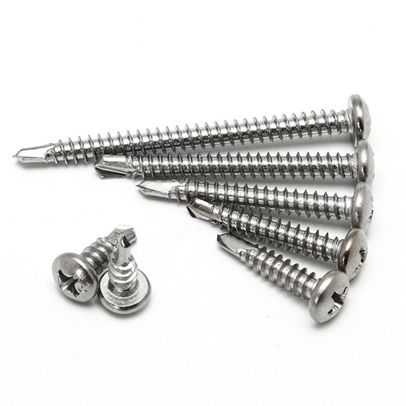 ST4.2 pan head cross recessed stainless steel drill tip turnilyo ST4.2 pan head cross recessed stainless steel drill tip turnilyo