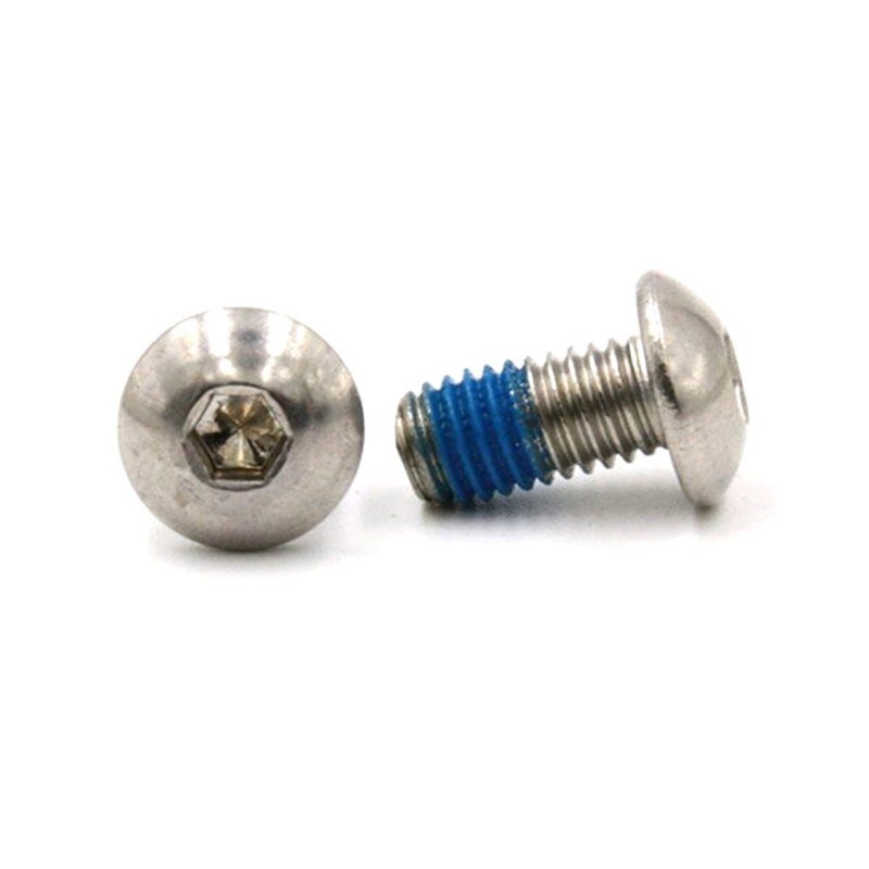 Hindi kinakalawang na asero pindutan ulo hex socket maliit na micro locking turnilyo Hindi kinakalawang na asero pindutan ulo hex socket maliit na micro locking turnilyo