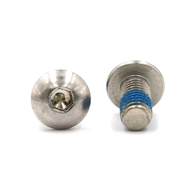Hindi kinakalawang na asero pindutan ulo hex socket maliit na micro locking turnilyo Hindi kinakalawang na asero pindutan ulo hex socket maliit na micro locking turnilyo