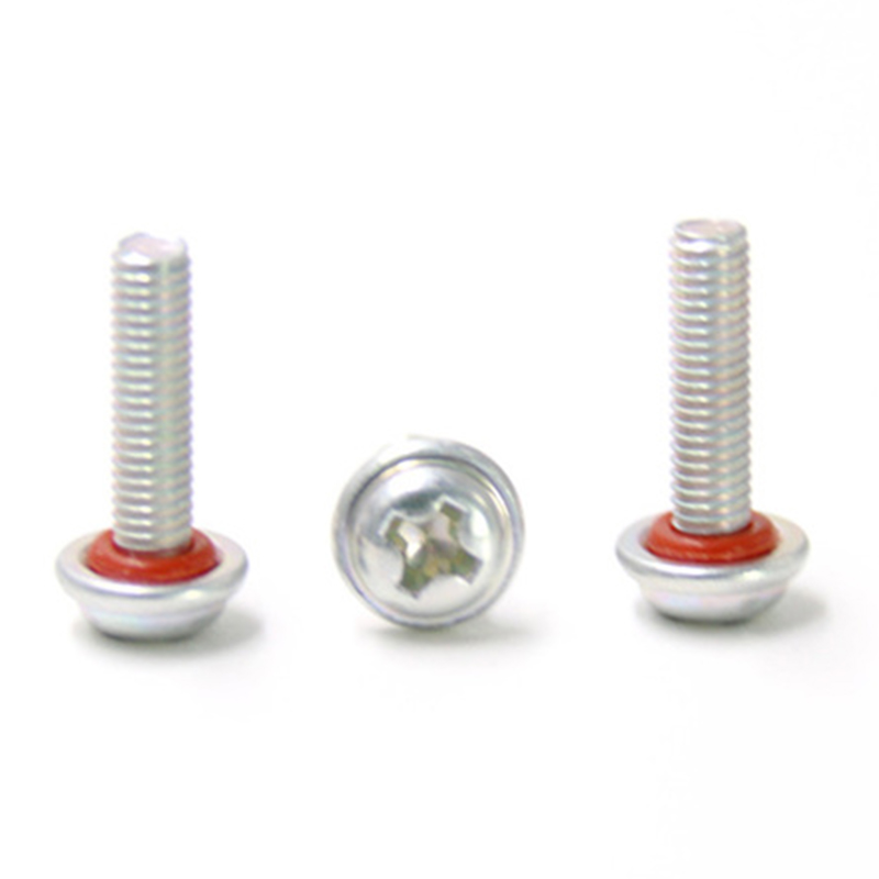 Hindi kinakalawang na asero customized pan washer head sealing ring waterproof screw