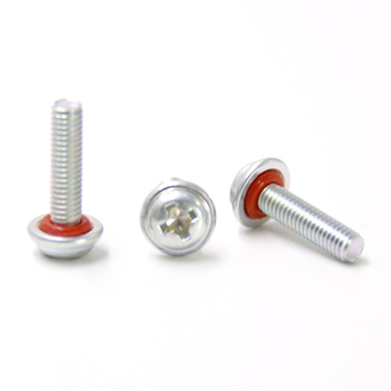 Hindi kinakalawang na asero customized pan washer head sealing ring waterproof screw Hindi kinakalawang na asero customized pan washer head sealing ring waterproof screw