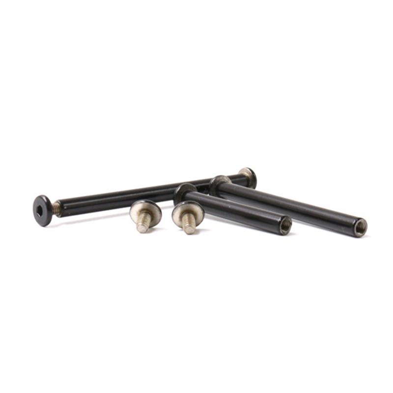 Itim na pintura m5 hindi kinakalawang na asero hex socket flat head chicago screw Itim na pintura m5 hindi kinakalawang na asero hex socket flat head chicago screw