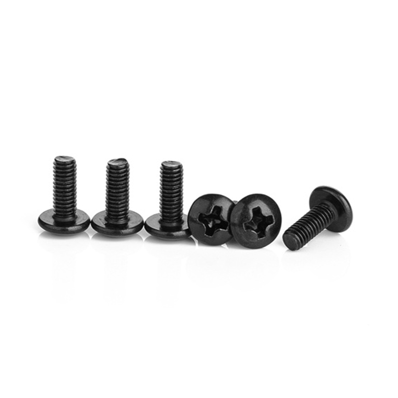 Itim na hindi kinakalawang na asero m5 cross truss head machine screw Itim na hindi kinakalawang na asero m5 cross truss head machine screw