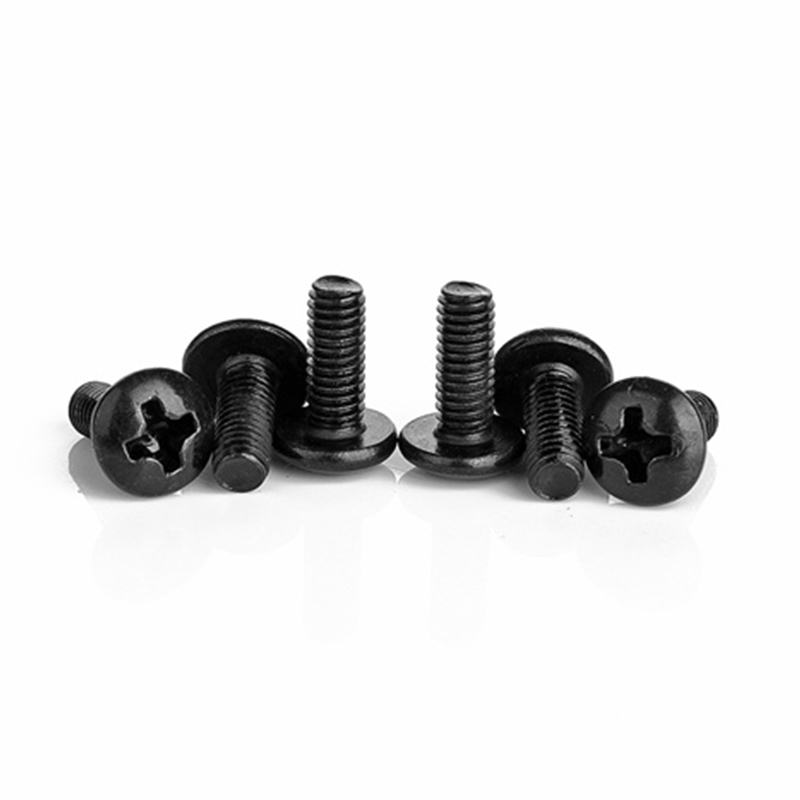 Itim na hindi kinakalawang na asero m5 cross truss head machine screw Itim na hindi kinakalawang na asero m5 cross truss head machine screw