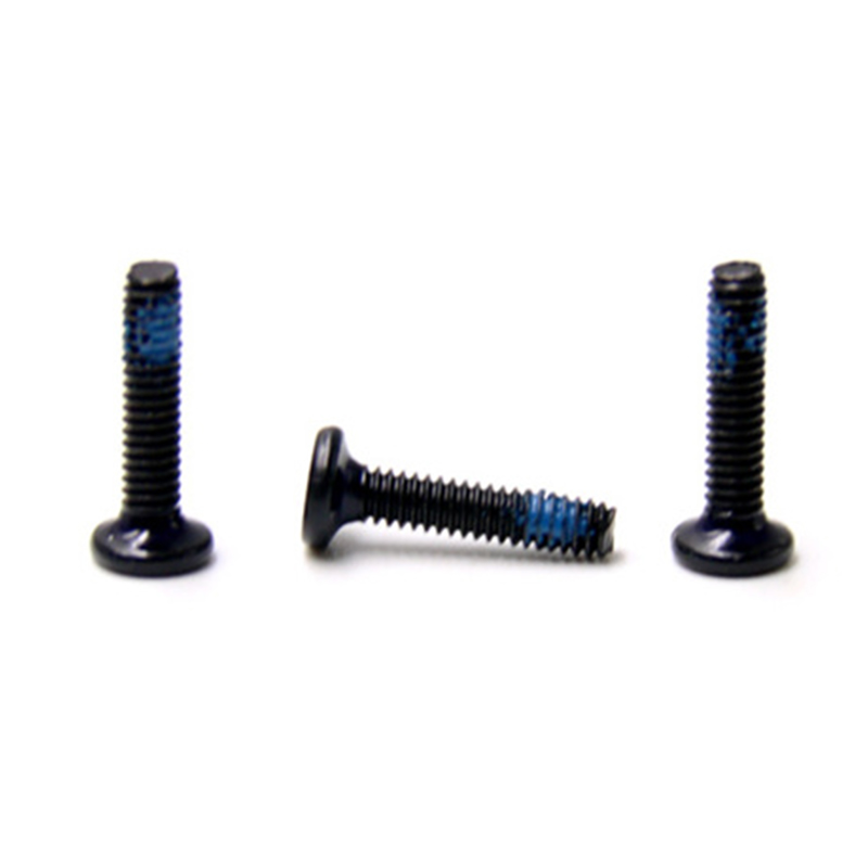 customized m4 black thin head machine thread sealing coating screw customized m4 black thin head machine thread sealing coating screw