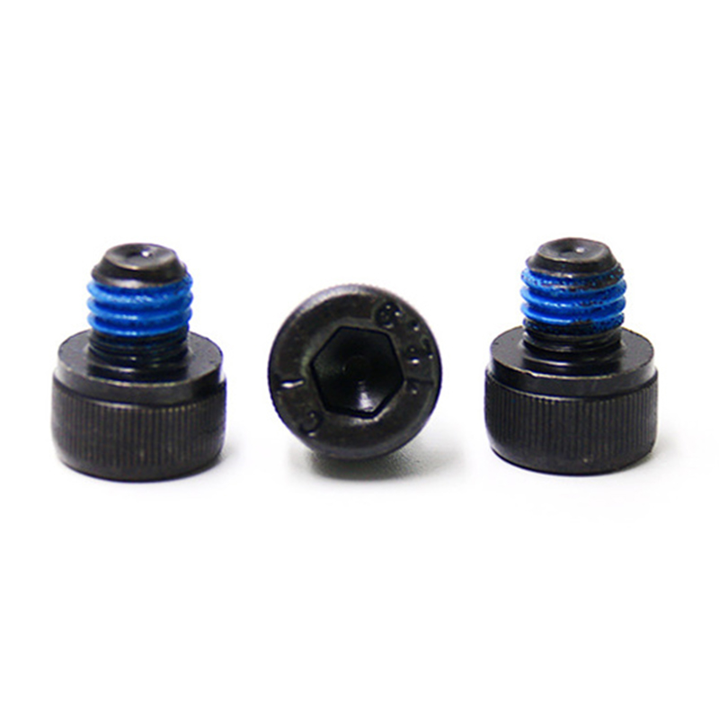 Customized m8 hindi kinakalawang na asero knurled ulo nylon patch screw