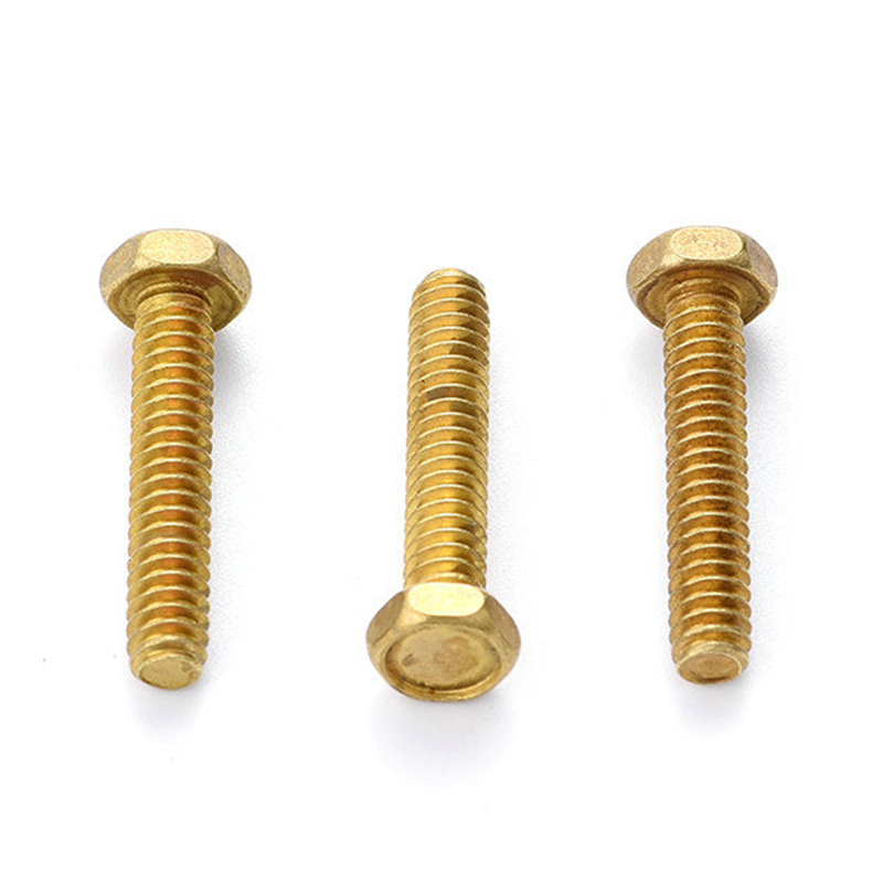 DIN933 brass hex head screws DIN933 brass hex head screws