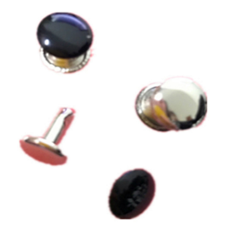 Double side brass Rivet na may hanging enamel para sa mga damit at bag Double side brass Rivet na may hanging enamel para sa mga damit at bag