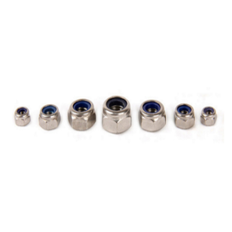 M3 hindi kinakalawang na asero nylon flange ipasok ang self lock nut M3 hindi kinakalawang na asero nylon flange ipasok ang self lock nut