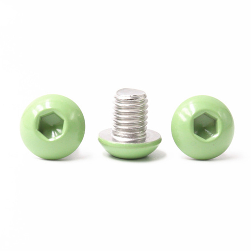 Bagong disenyo 10-24 green button head magaspang thread turnilyo