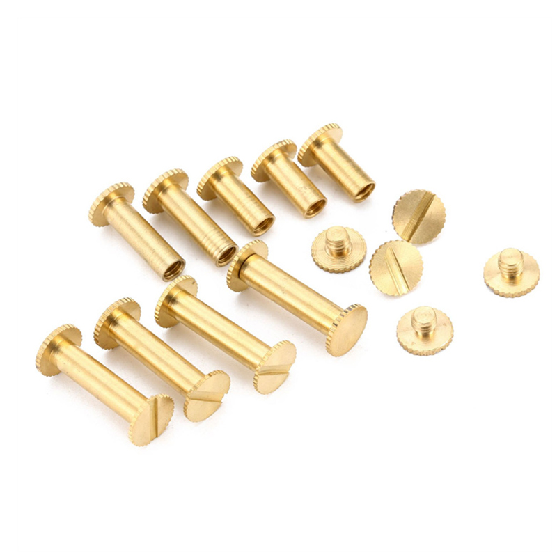 Bagong disenyo 4mm knurled head micro binding screw para sa menu Bagong disenyo 4mm knurled head micro binding screw para sa menu