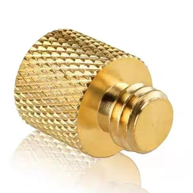 Bagong disenyo ng quarter-20 brass transfer screw para sa tripod ng camera Bagong disenyo ng quarter-20 brass transfer screw para sa tripod ng camera