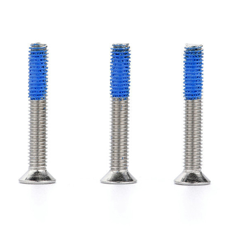 M3 Stainless Steel Countersunk Head PH2 Machine Screws na may patch na Nylon M3 Stainless Steel Countersunk Head PH2 Machine Screws na may patch na Nylon