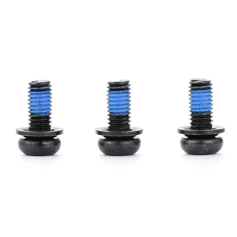 Black round head torx triple set screw na may patch na nylon Black round head torx triple set screw na may patch na nylon