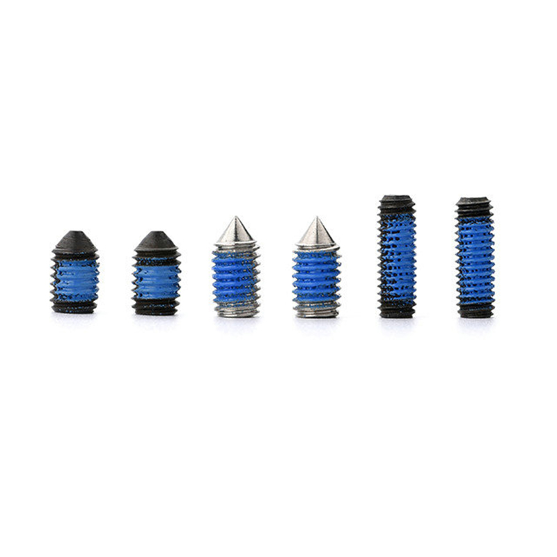 Hex socket cone point set screw na may patch na nylon Hex socket cone point set screw na may patch na nylon