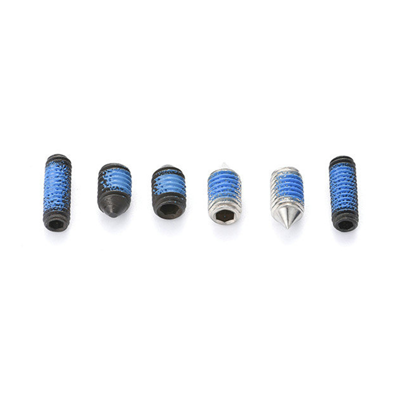 Hex socket cone point set screw na may patch na nylon Hex socket cone point set screw na may patch na nylon