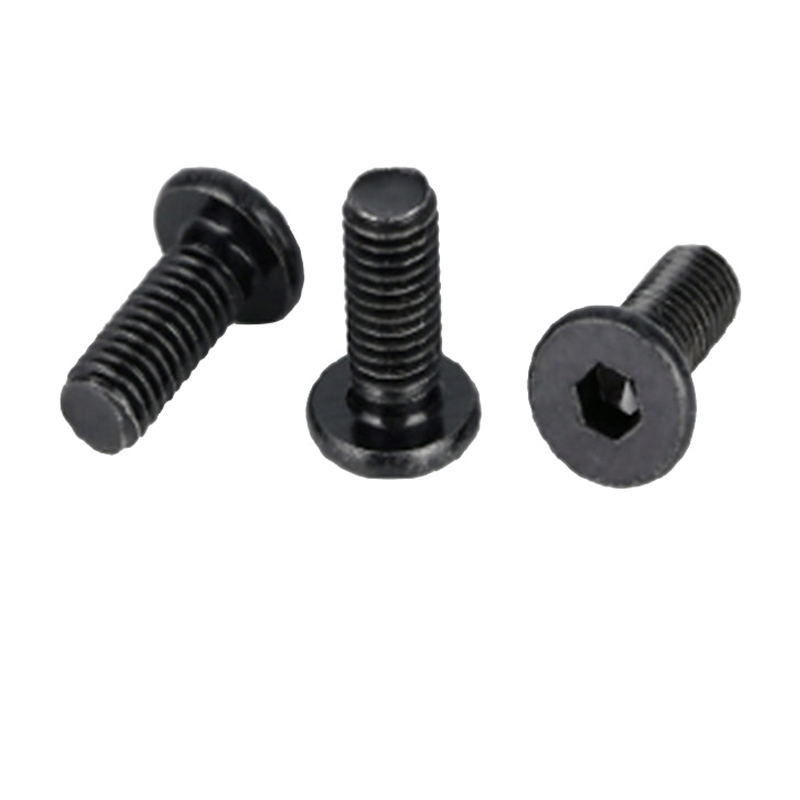 Hot sale black zinc coating m4 hex socket wafer head screw Hot sale black zinc coating m4 hex socket wafer head screw