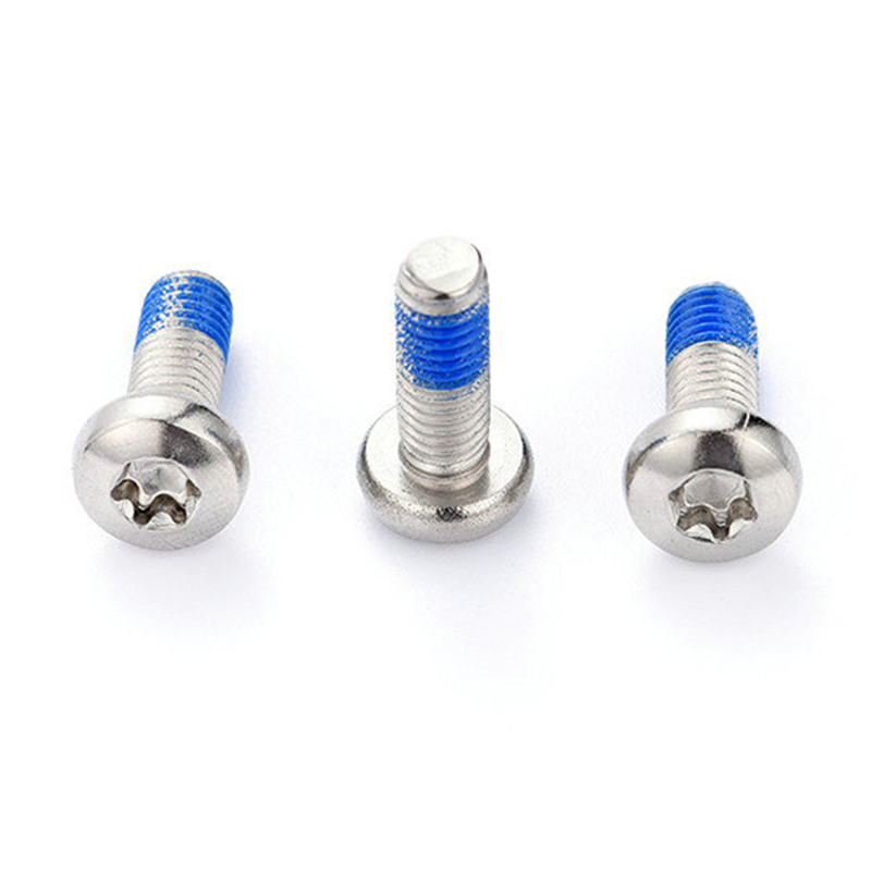 M3 Round head torx machine screw na may patch na Nylon